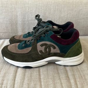 CHANEL Suede Sneakers